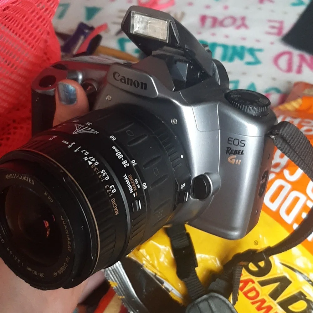 Canon camera EOS rebel grey